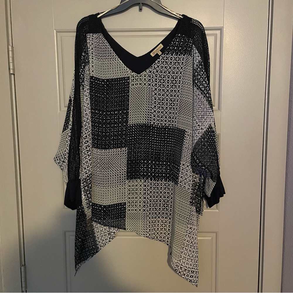 Patchwork Patterned Blouse